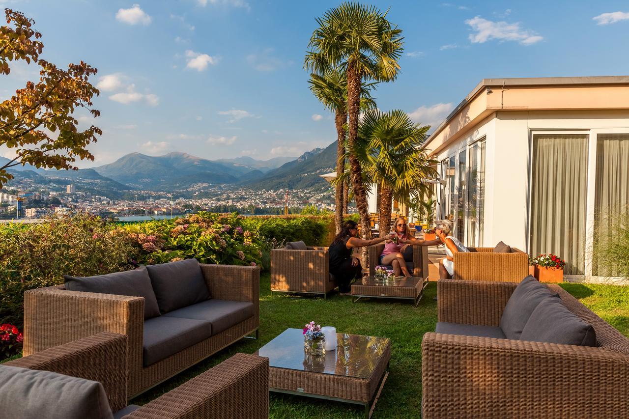 Suitenhotel Parco Paradiso Lugano Exterior photo